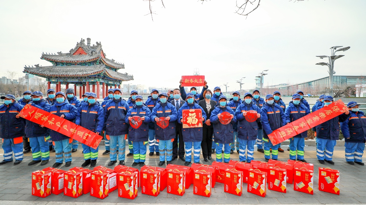美汐清潔慰問(wèn)一線員工